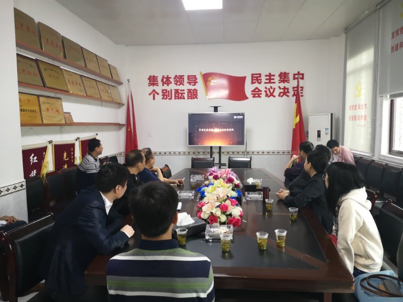 第三党支部到攸县新市镇丁家垅村参观 学习新农村建设