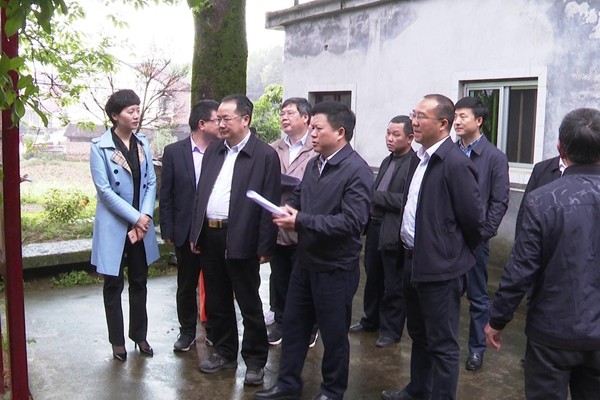 省委宣传部调研组来攸调研蔡兰阶烈士相关遗址遗迹保护利用情况
