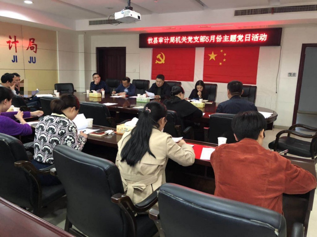 攸县审计局召开5月份主题党日活动