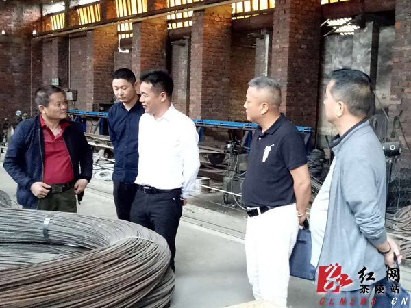 杨鹏飞深入对口企业开展“温暖企业”行动