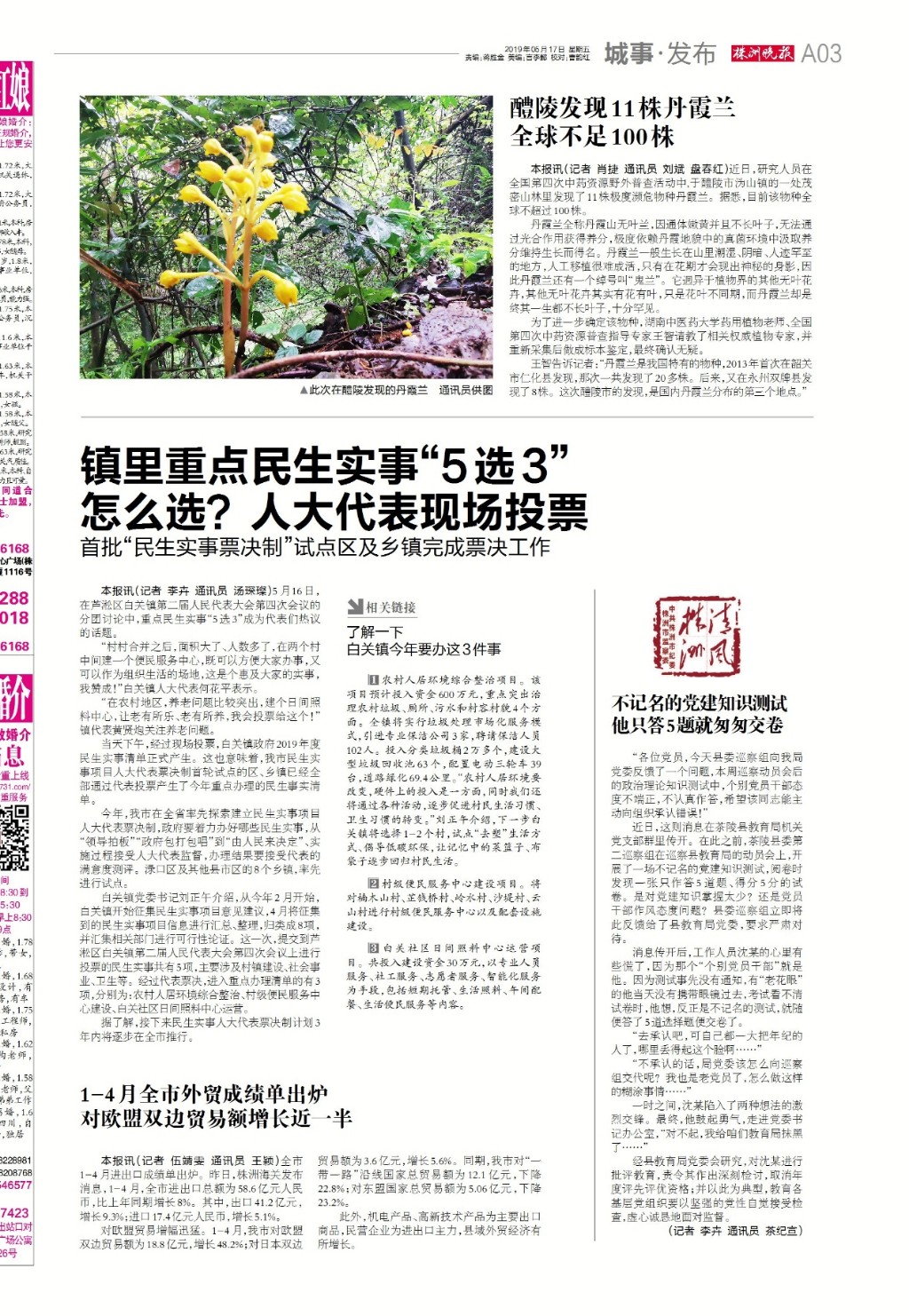 镇里重点民生实事“5选3”怎么选？人大代表现场投票