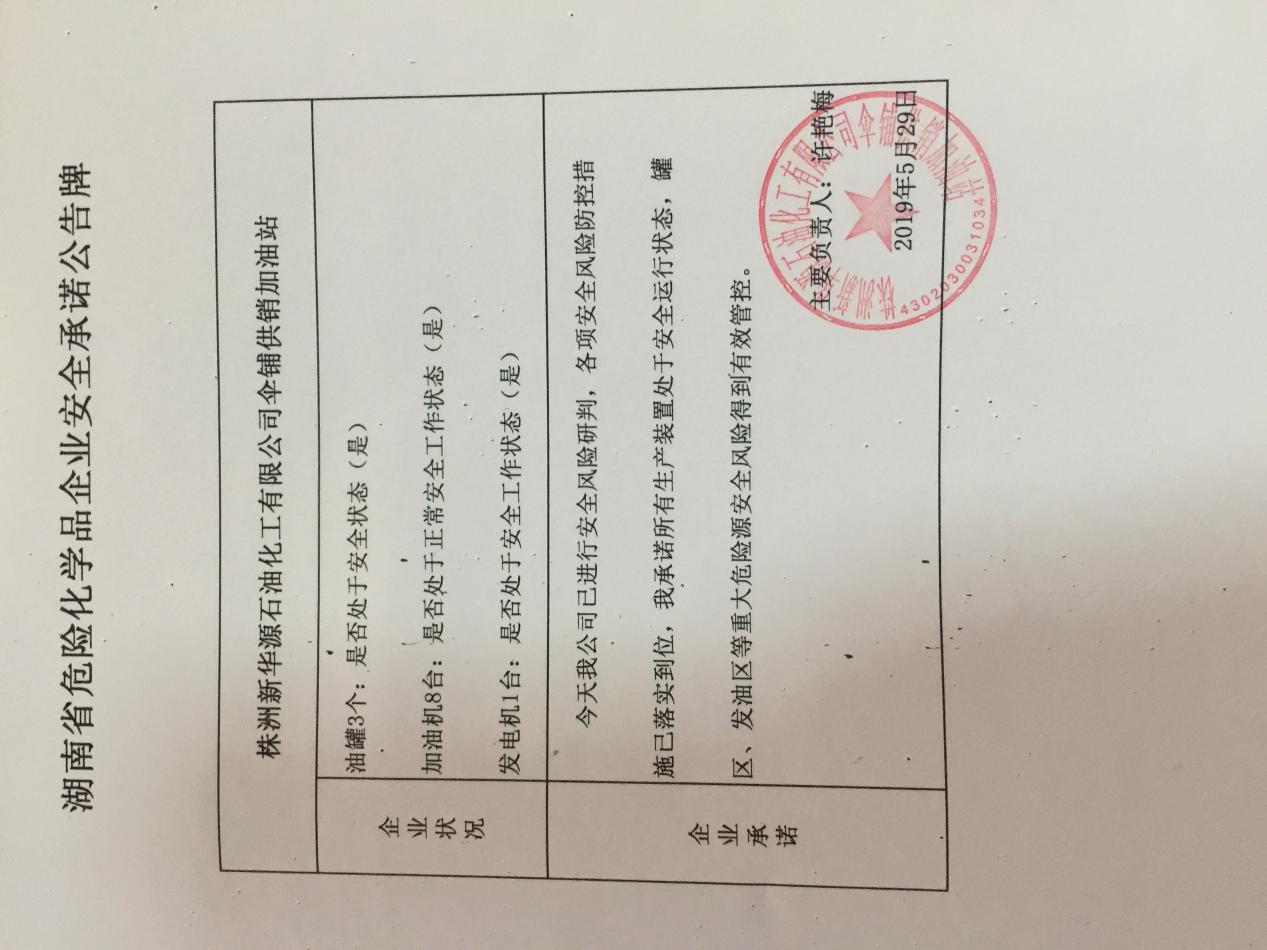 20190529安全承诺公告牌公示