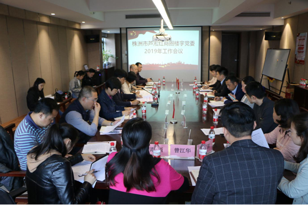 芦淞红商圈楼宇党委召开2019年工作会议