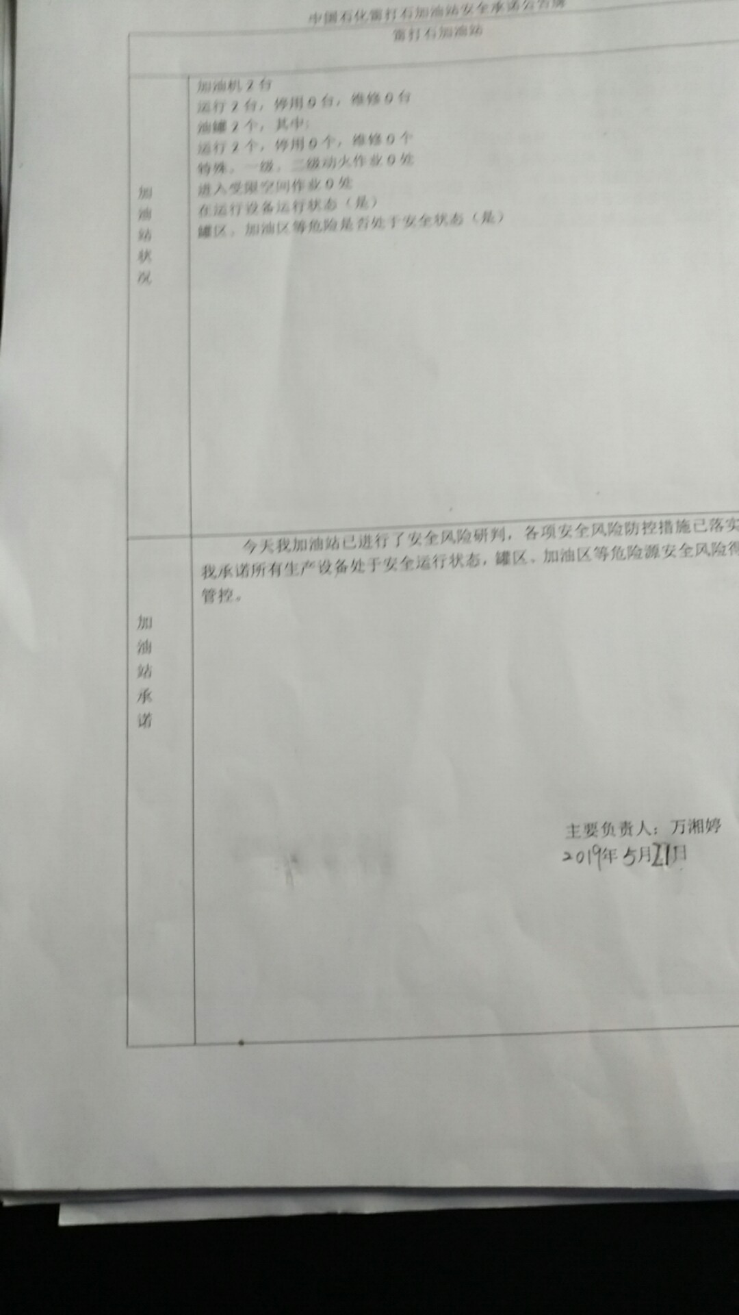 20190521安全承诺公告牌公示