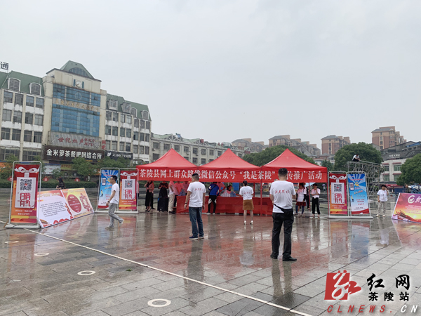 “我是茶陵”微信公众号宣传推广活动在犀城广场举行