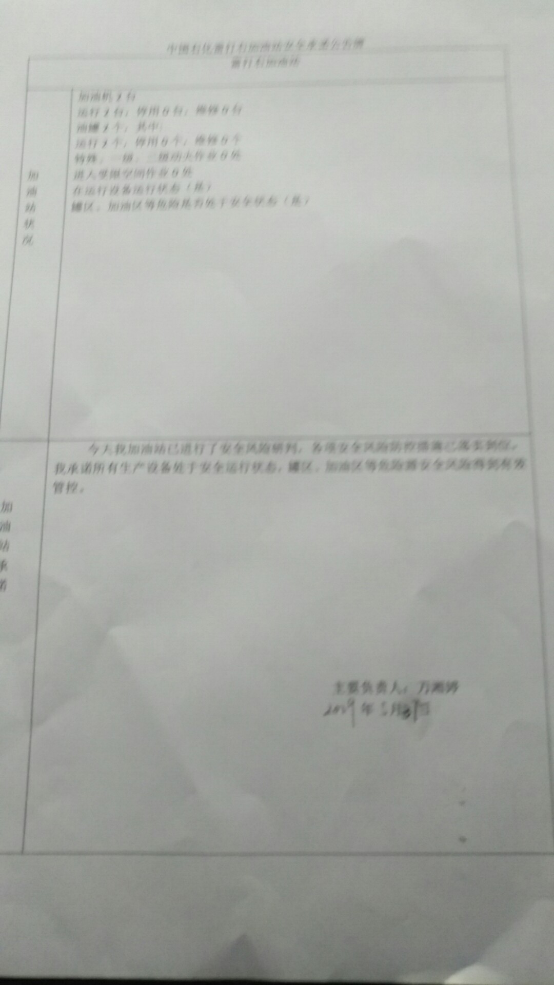 20190531安全承诺公告牌公示
