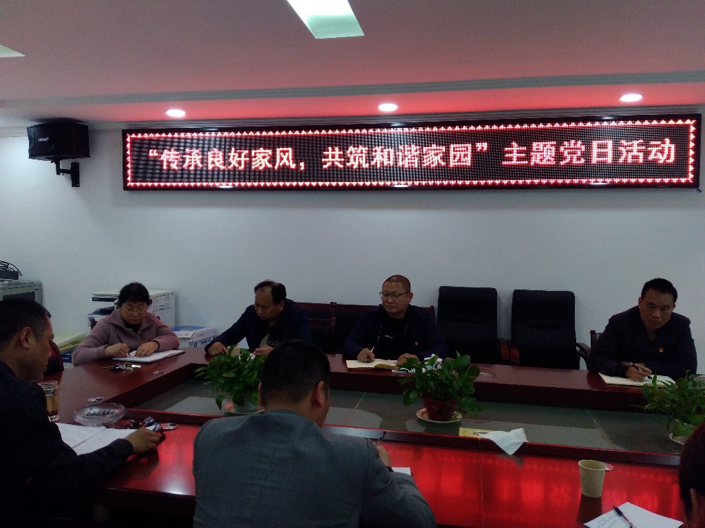 醴陵市残联开展“传承良好家风，共筑和谐家园”主题党日活动