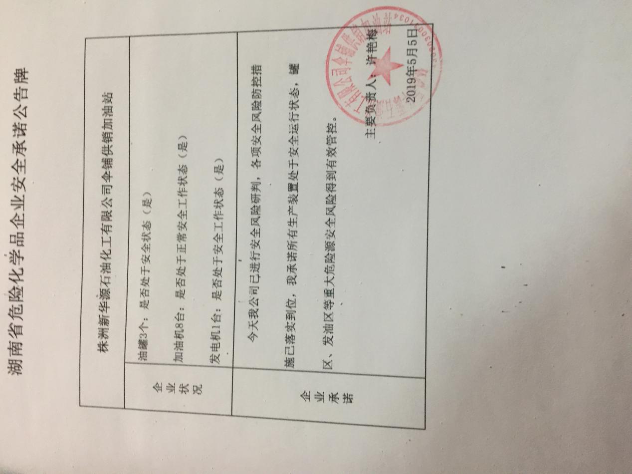 20190505安全承诺公告牌公示
