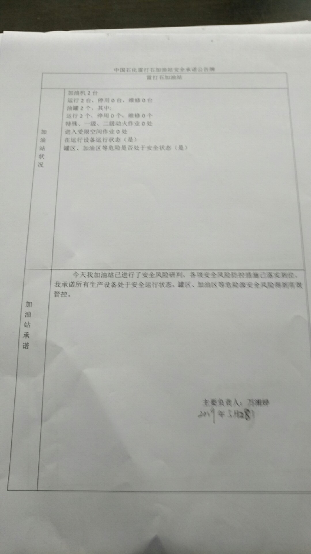 20190528安全承诺公告牌公示