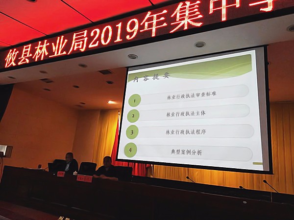 攸县林业局组织集中学习培训强素质
