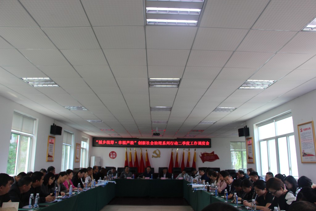 董家塅街道召开“城乡统筹·幸福芦淞”创新社会治理系列行动二季度工作调度会