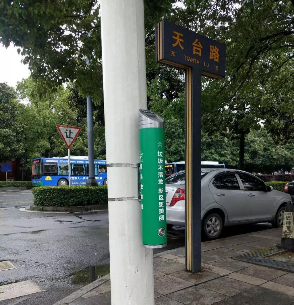 株洲首批350根烟灰柱“上线”