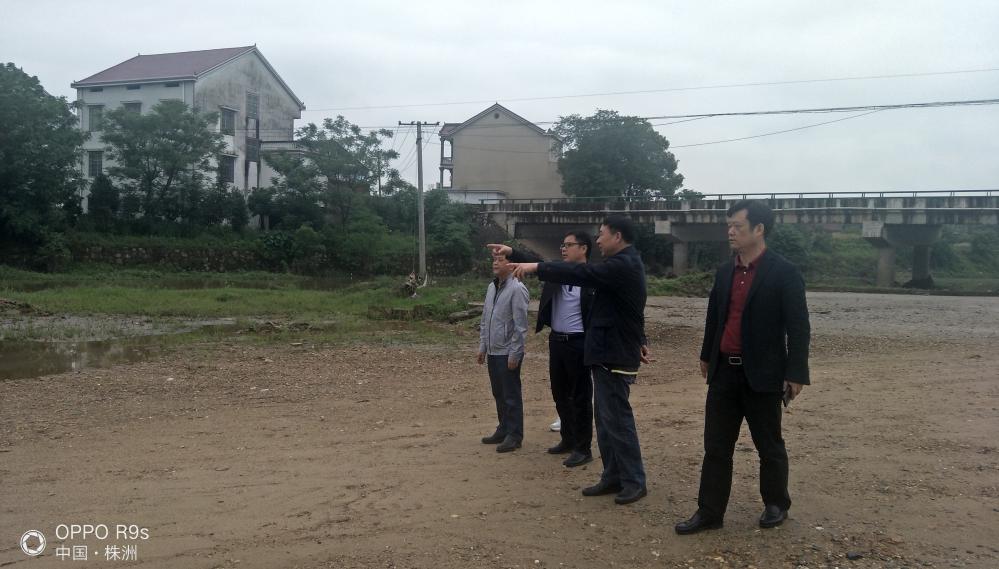 市水利局来攸调研河湖管理工作
