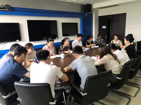 区统计局传达部署区人大专项评议工作