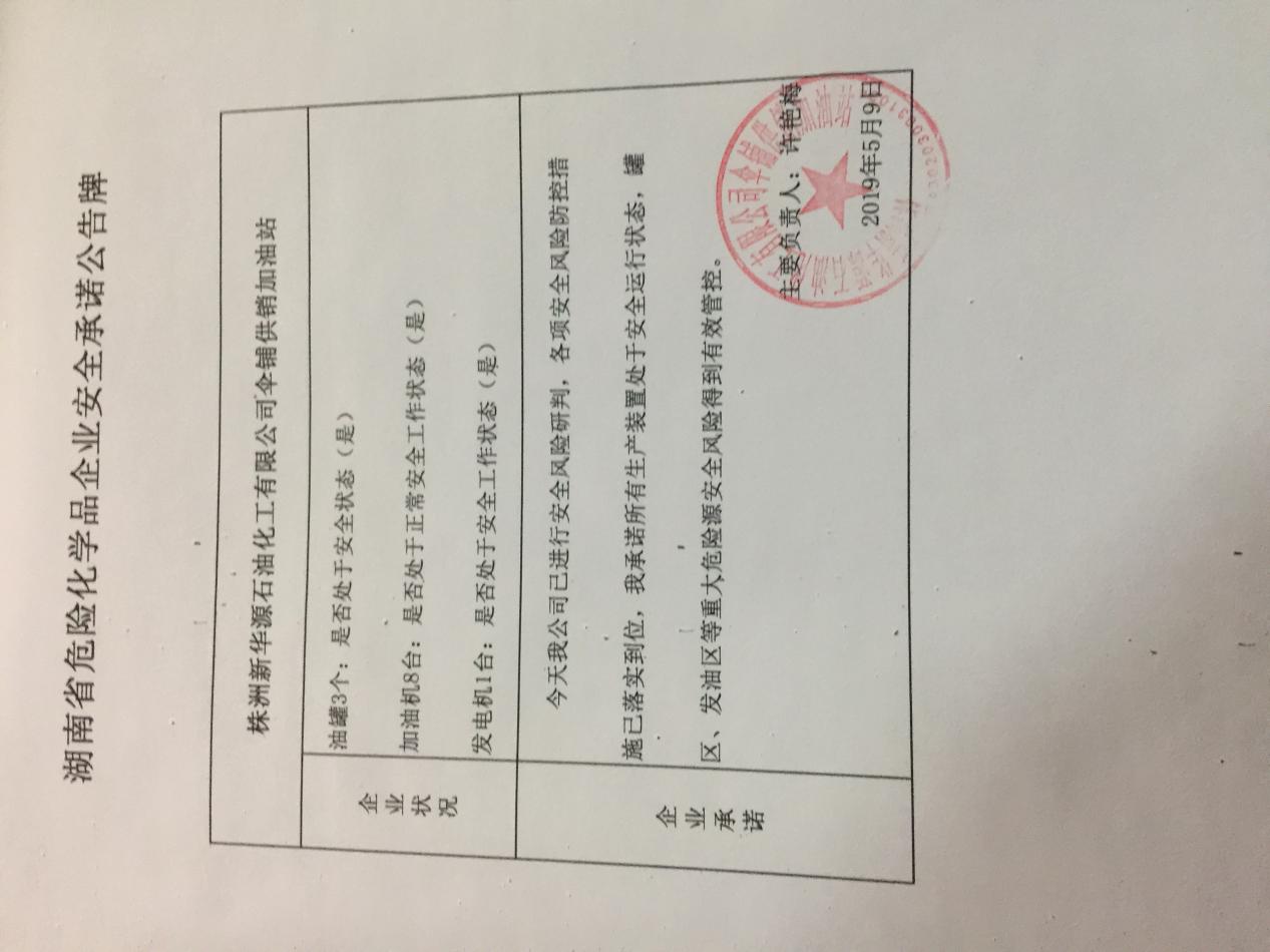 20190509安全承诺公告牌公示