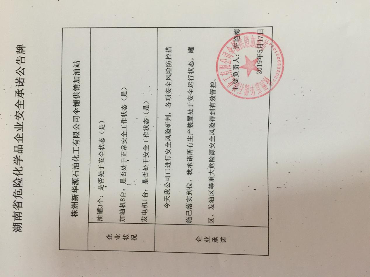 20190517安全承诺公告牌公示