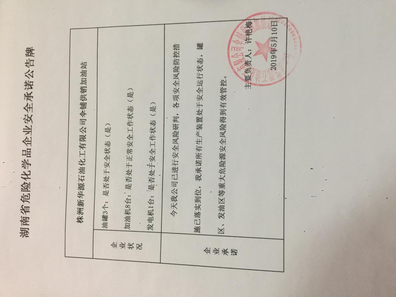 20190510安全承诺公告牌公示