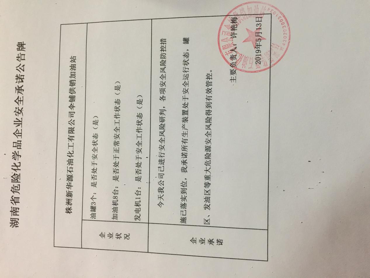 20190513安全承诺公告牌公示