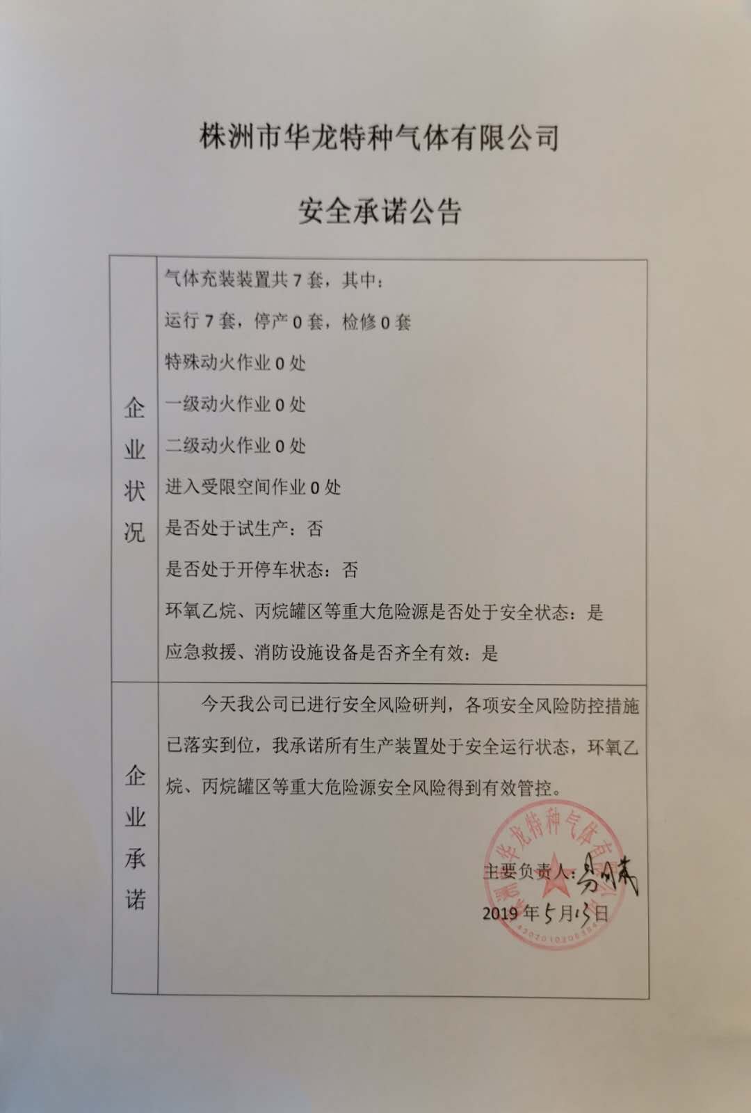 20190513安全承诺公告牌公示