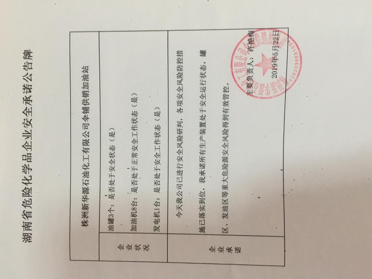 20190522安全承诺公告牌公示