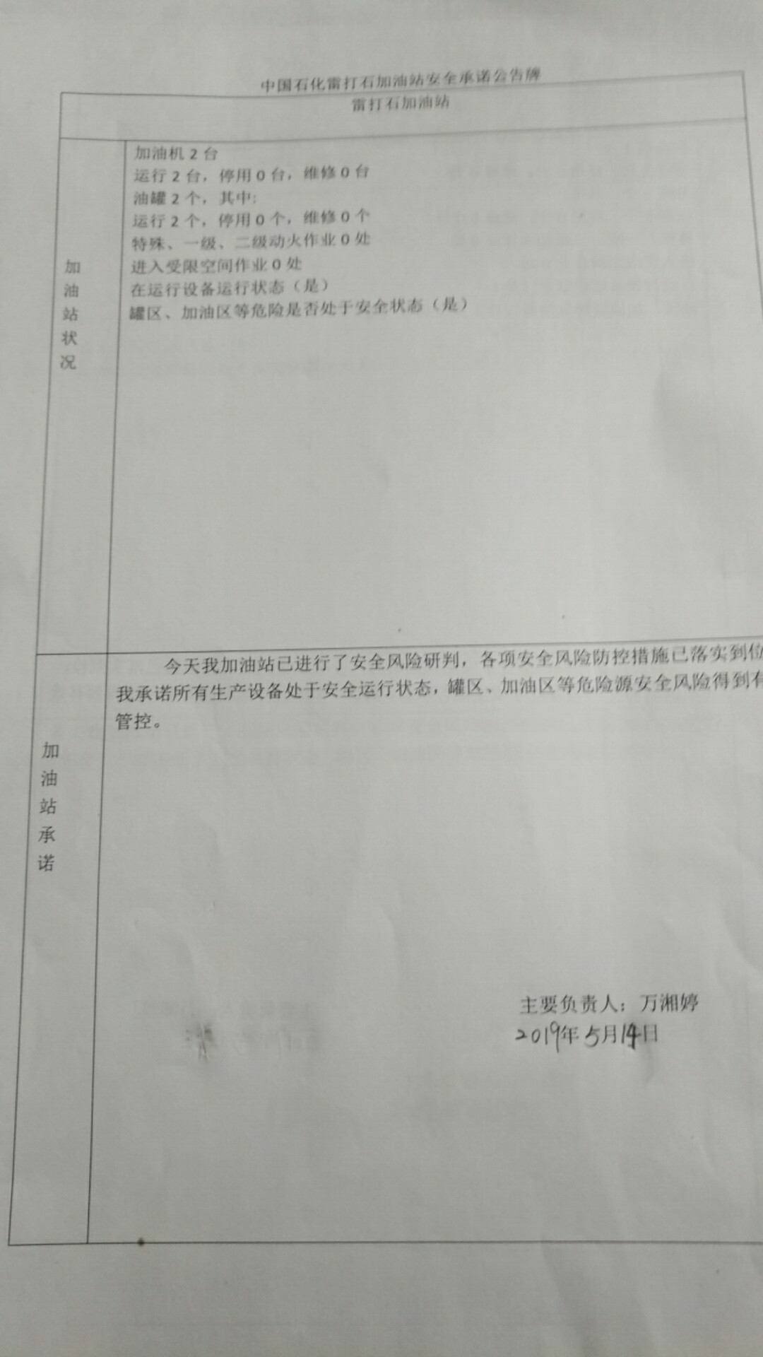 20190514安全承诺公告牌公示