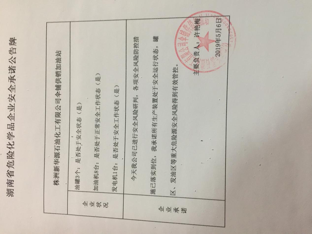 20190506安全承诺公告牌公示