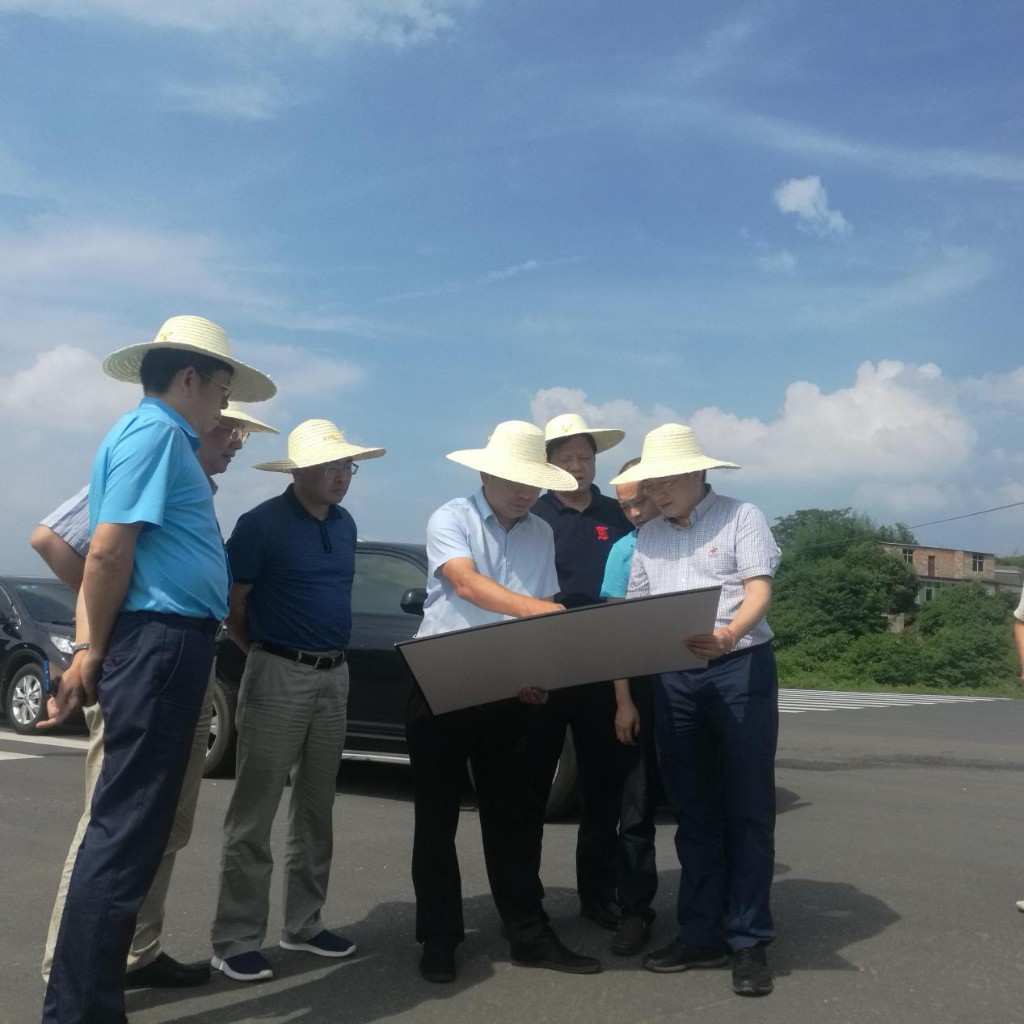 冯建湘到渌口区南洲生态新城现场调研