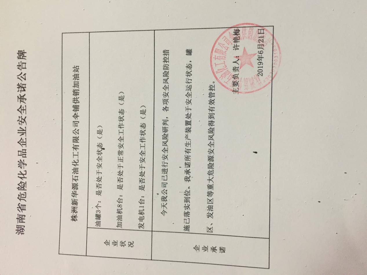 20190621安全承诺公告牌公示