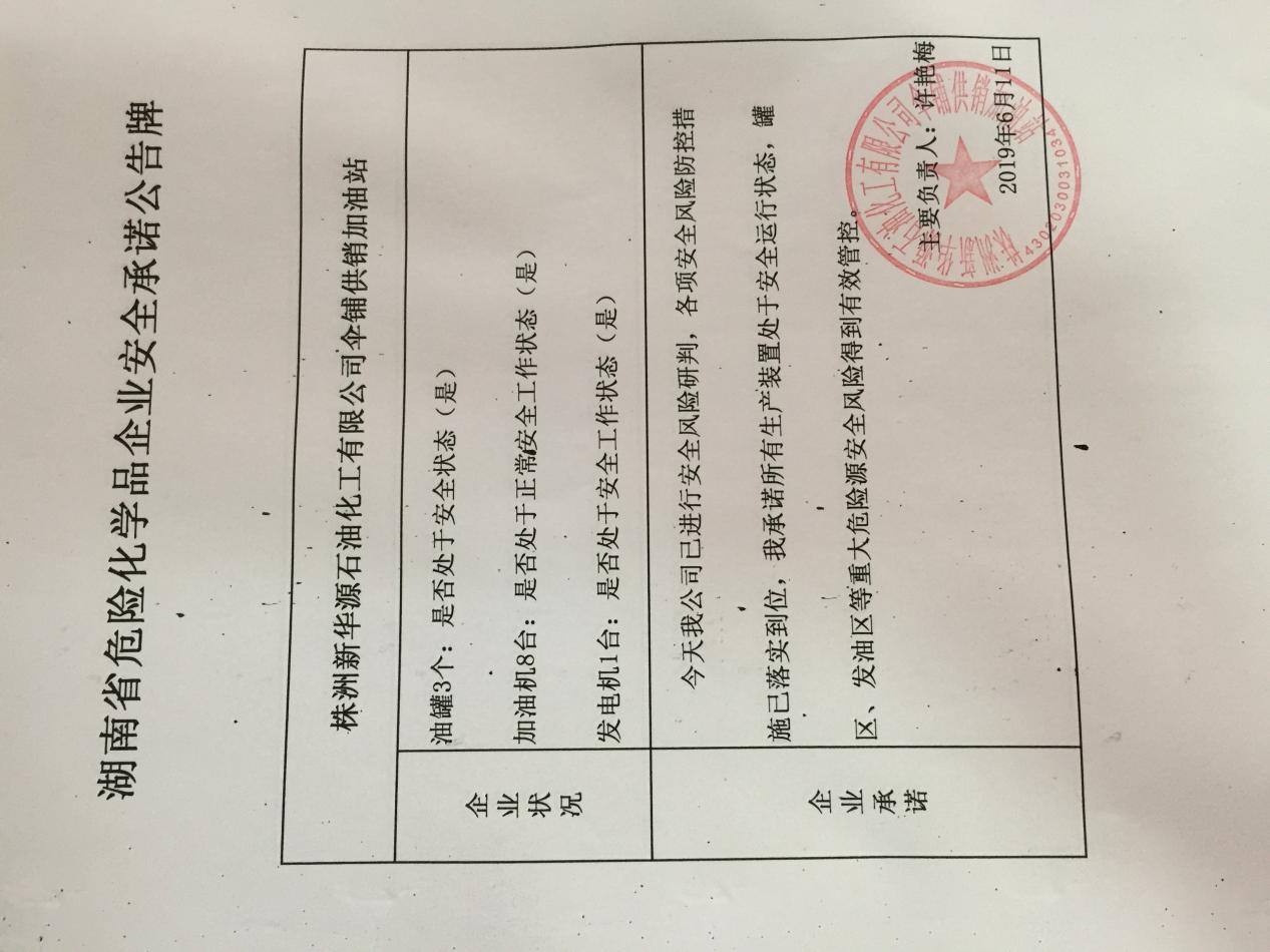 20190611安全承诺公告牌公示
