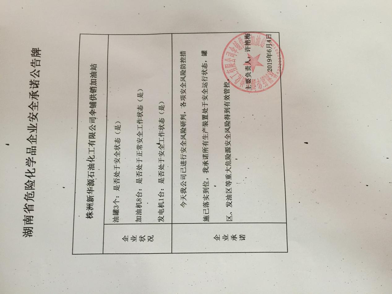20190604安全承诺公告牌公示