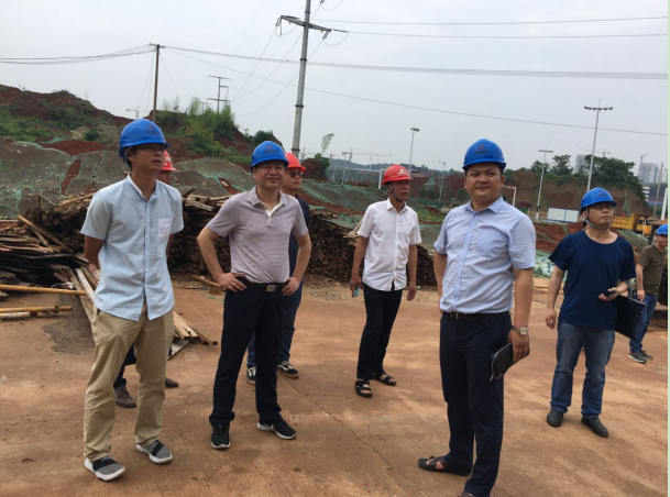 市国资委副主任罗贵斌一行赴市湘投集团督查安全