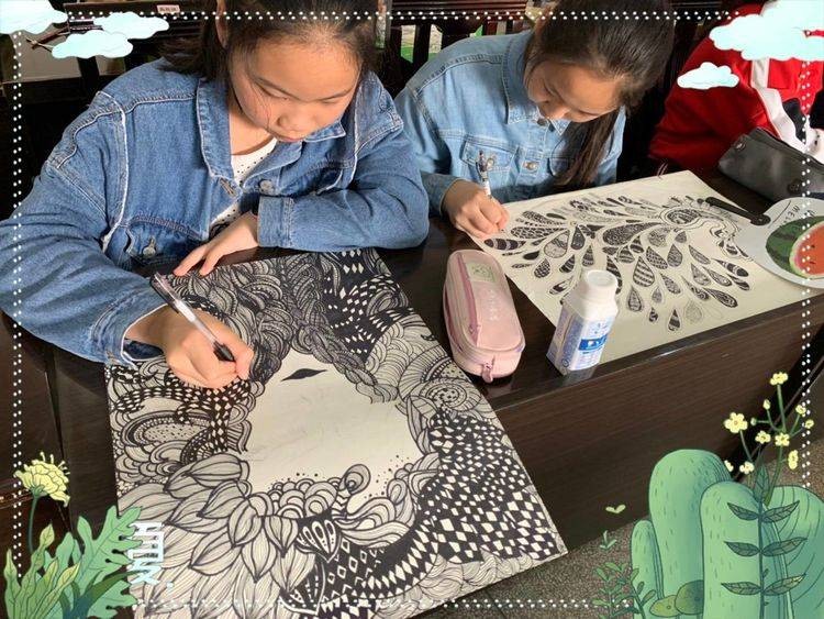 2019年天台小学“和韵童画&middot;筑梦天台”美术节书画作品展