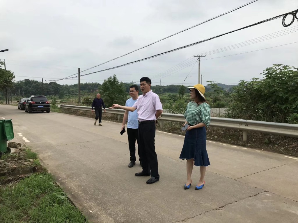 高新区管委会主任朱振湘暗访农村人居环境整治工作
