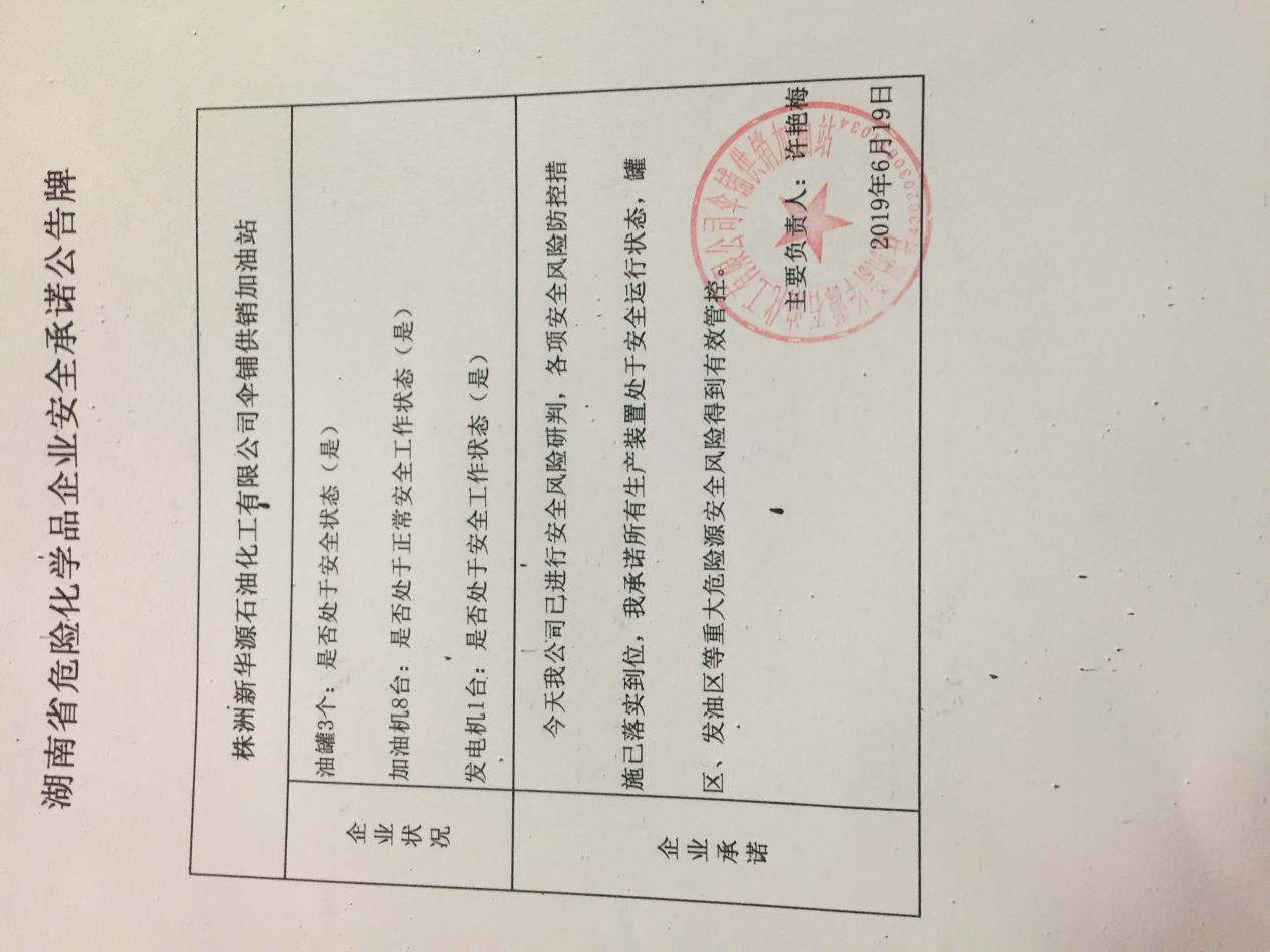 20190619安全承诺公告牌公示