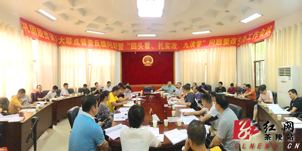 茶陵县召开巩固脱贫问题整改交办工作会议
