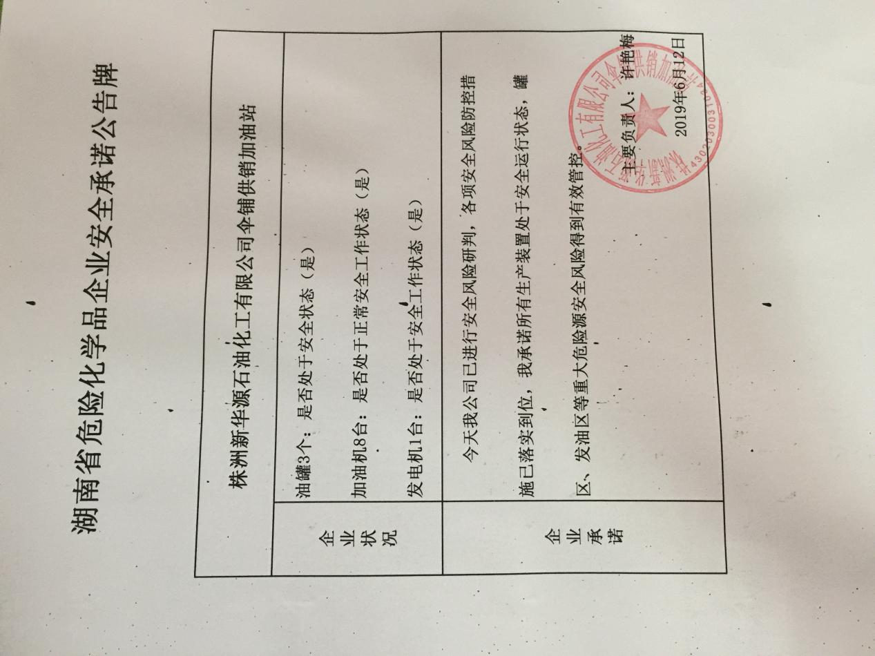 20190612安全承诺公告牌公示