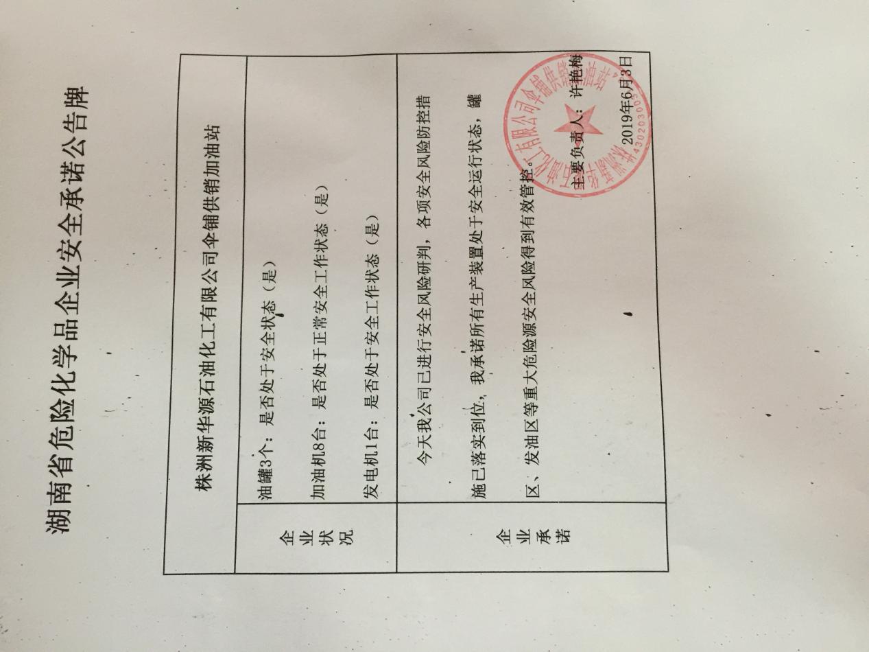 20190603安全承诺公告牌公示