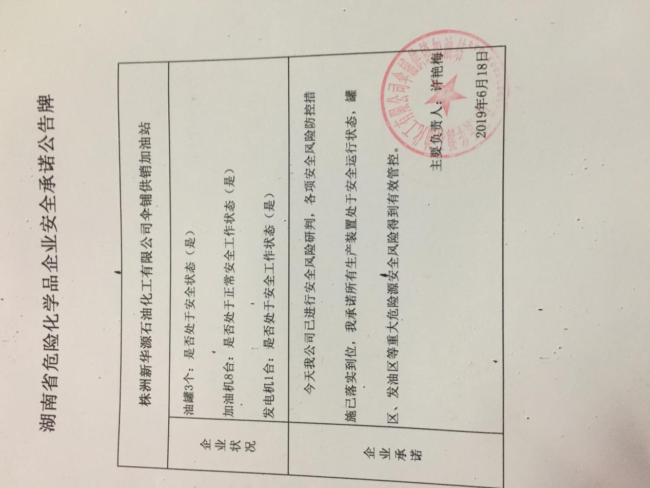 20190618安全承诺公告牌公示