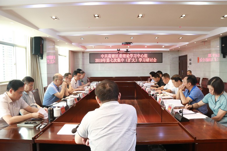 区委理论学习中心组举行2019年第七次集中（扩大）学习研讨会