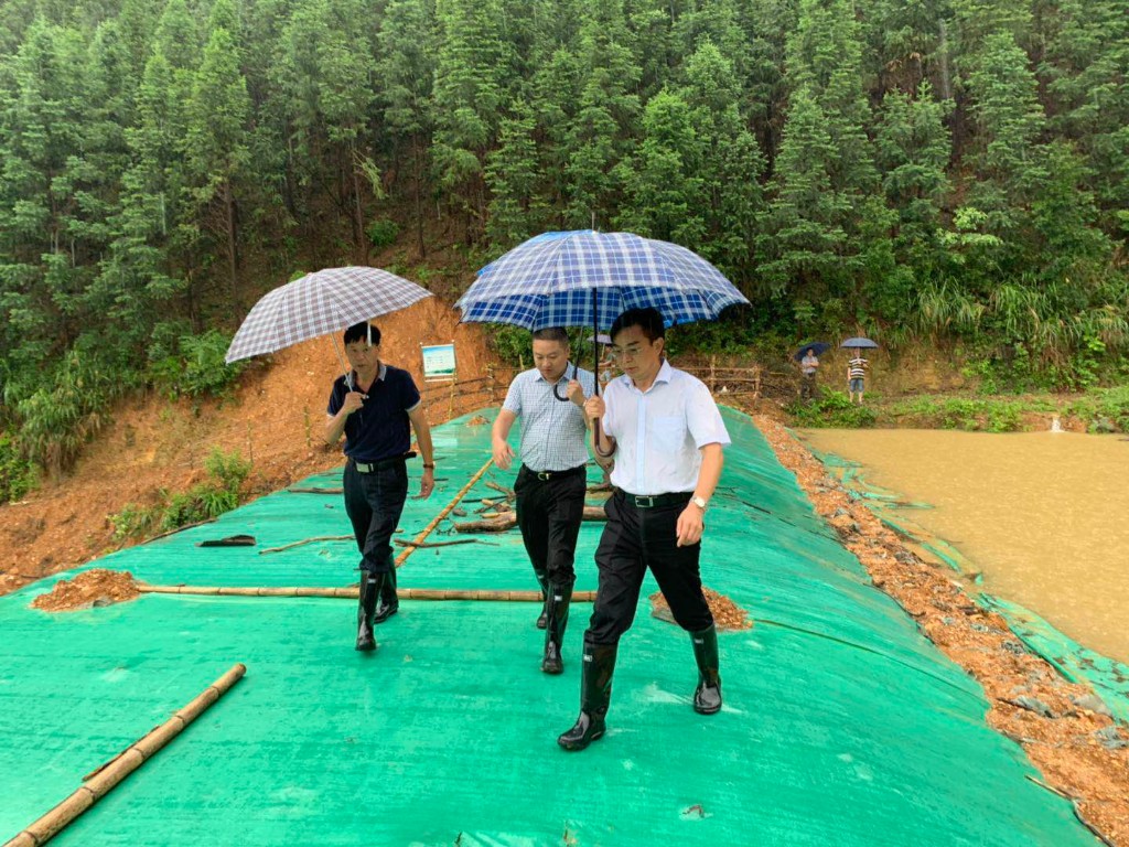 【鸾山镇】县人大副主任过凤文到鸾山指导防汛救灾工作