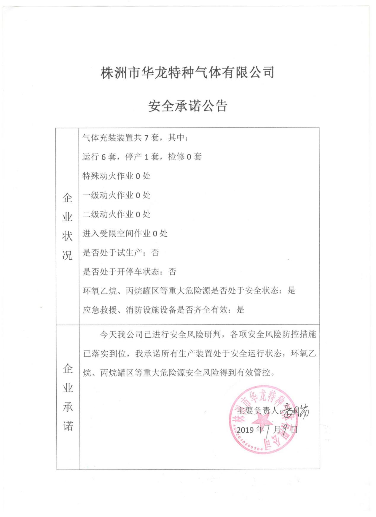 20190709安全承诺公告牌公示