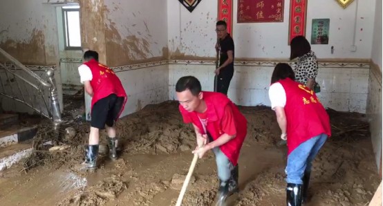 “洪水无情,黄丰有爱”志愿服务活动