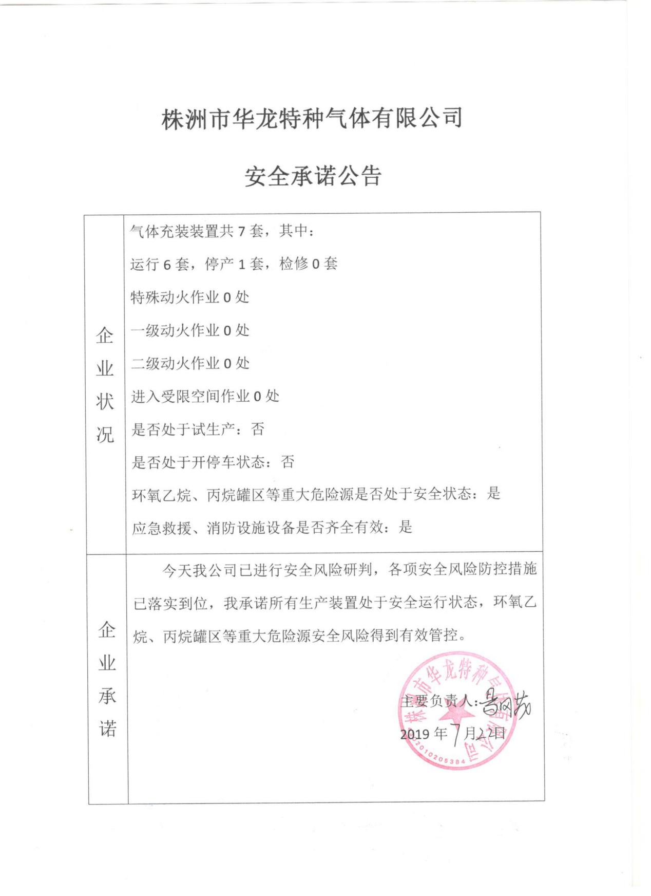 20190722安全承诺公告牌公示