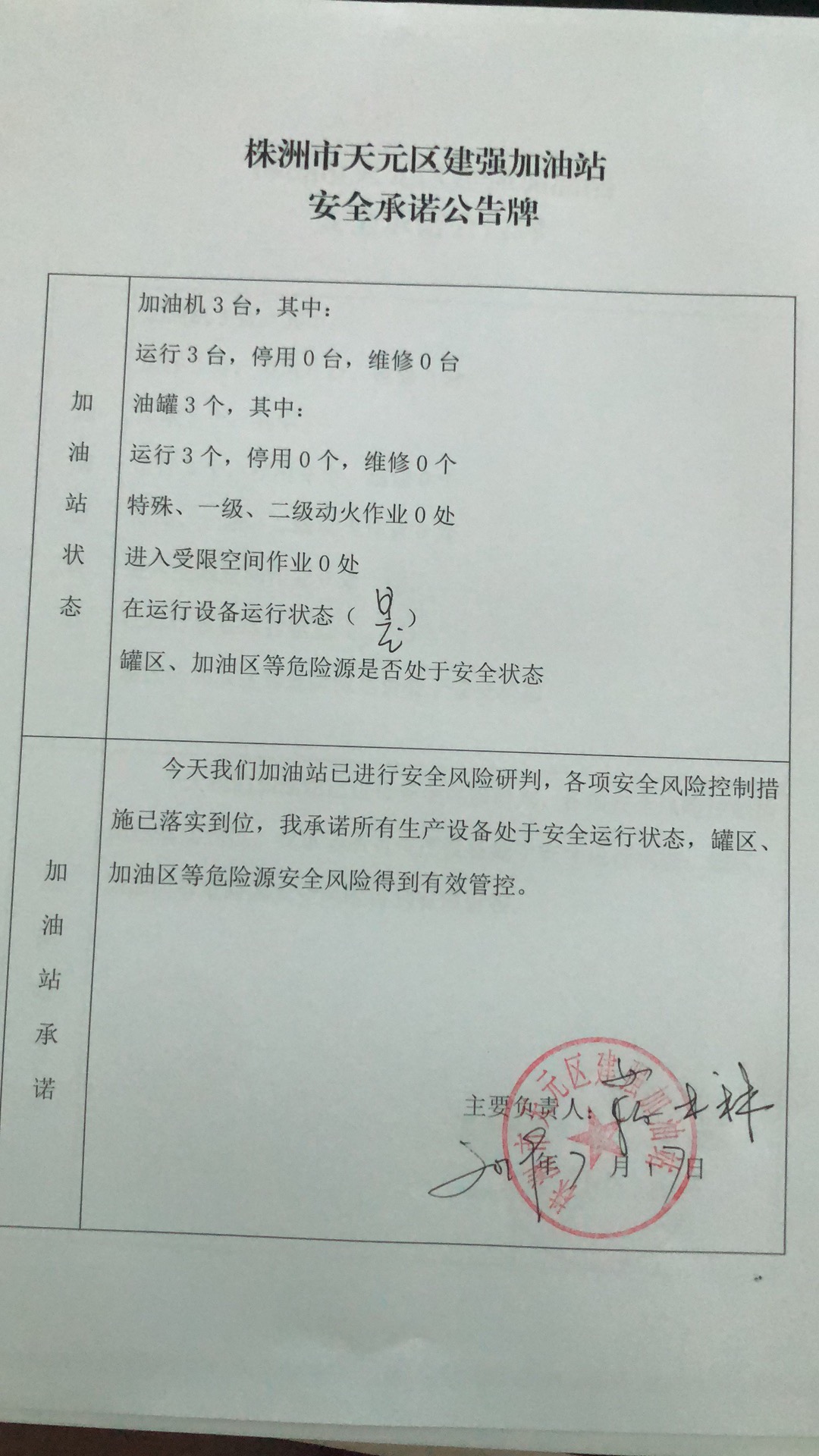20190717安全承诺公告牌公示
