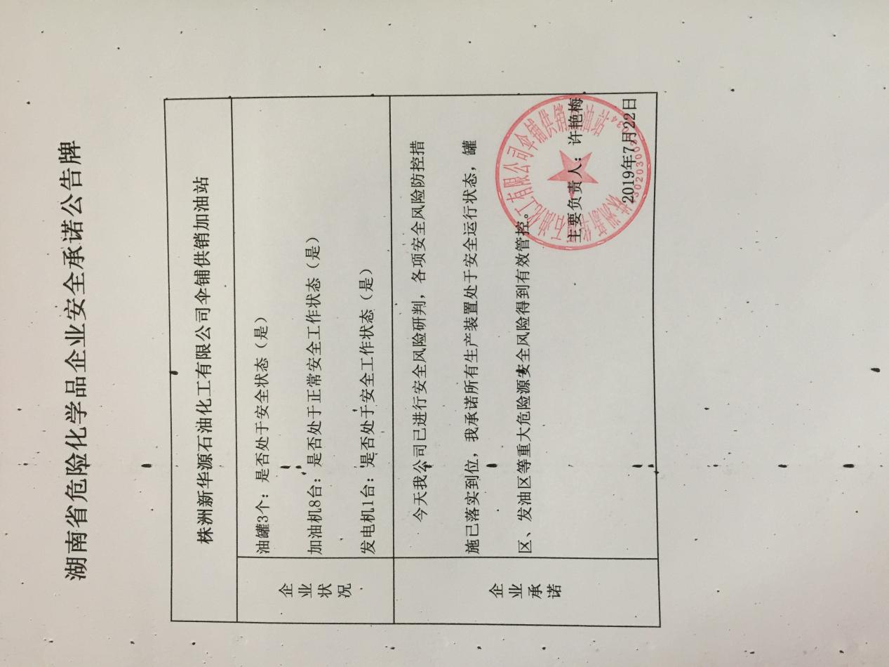 20190722安全承诺公告牌公示