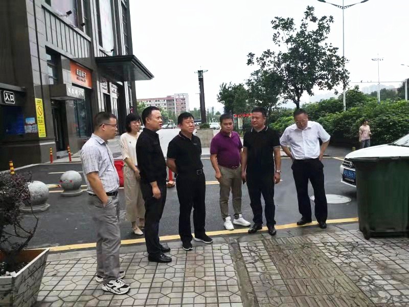 谭可敏副市长查看全市排水防涝及防汛抗灾工作