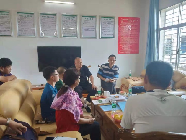 菜花坪市场监督管理所全心温暖企业到实处