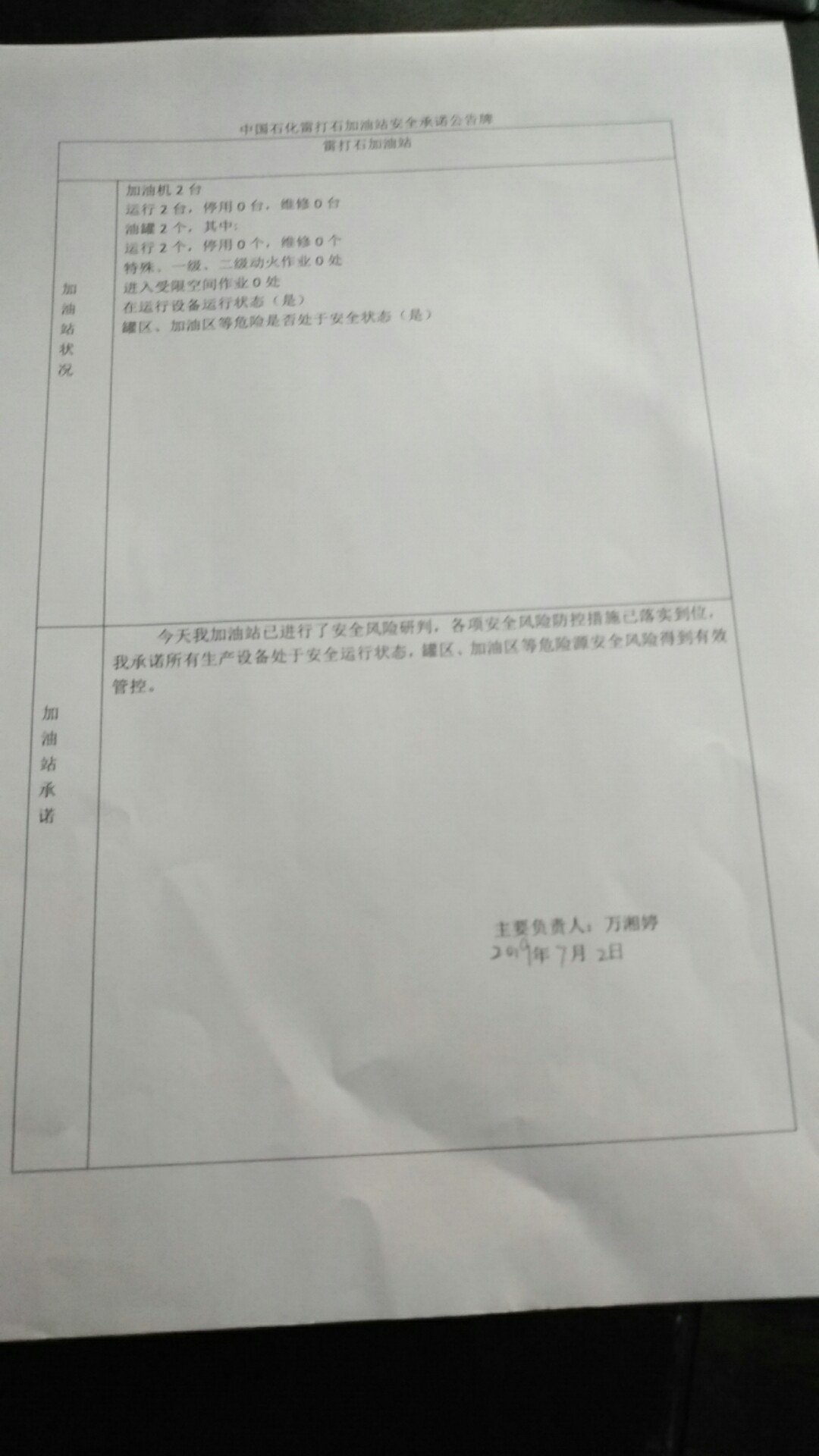 20190702安全承诺公告牌公示
