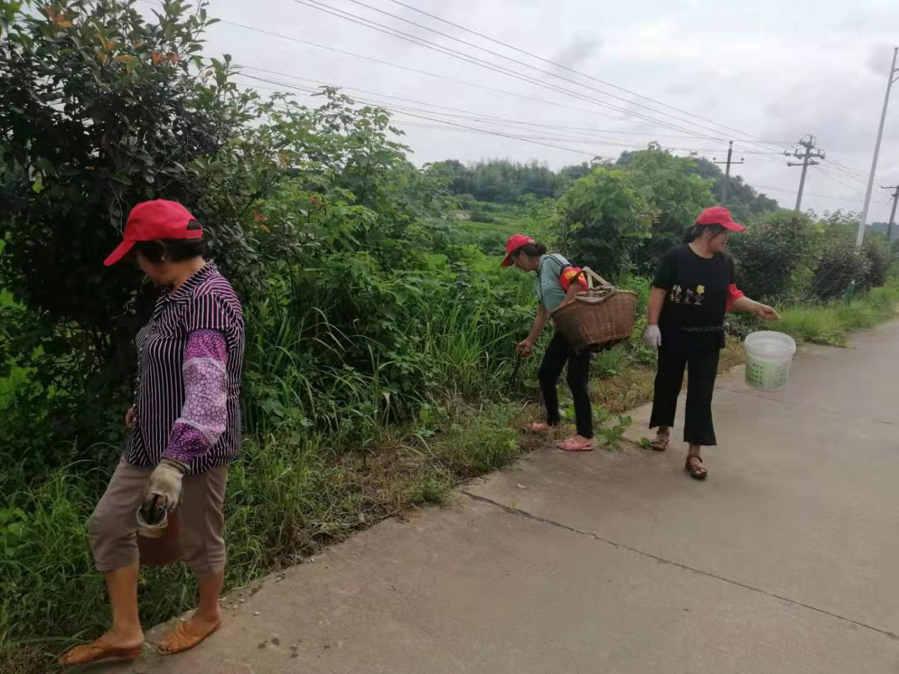 【党旗下的新时代文明实践】宁家坪镇:志愿服务到灾区 妇女撑起“半边天”