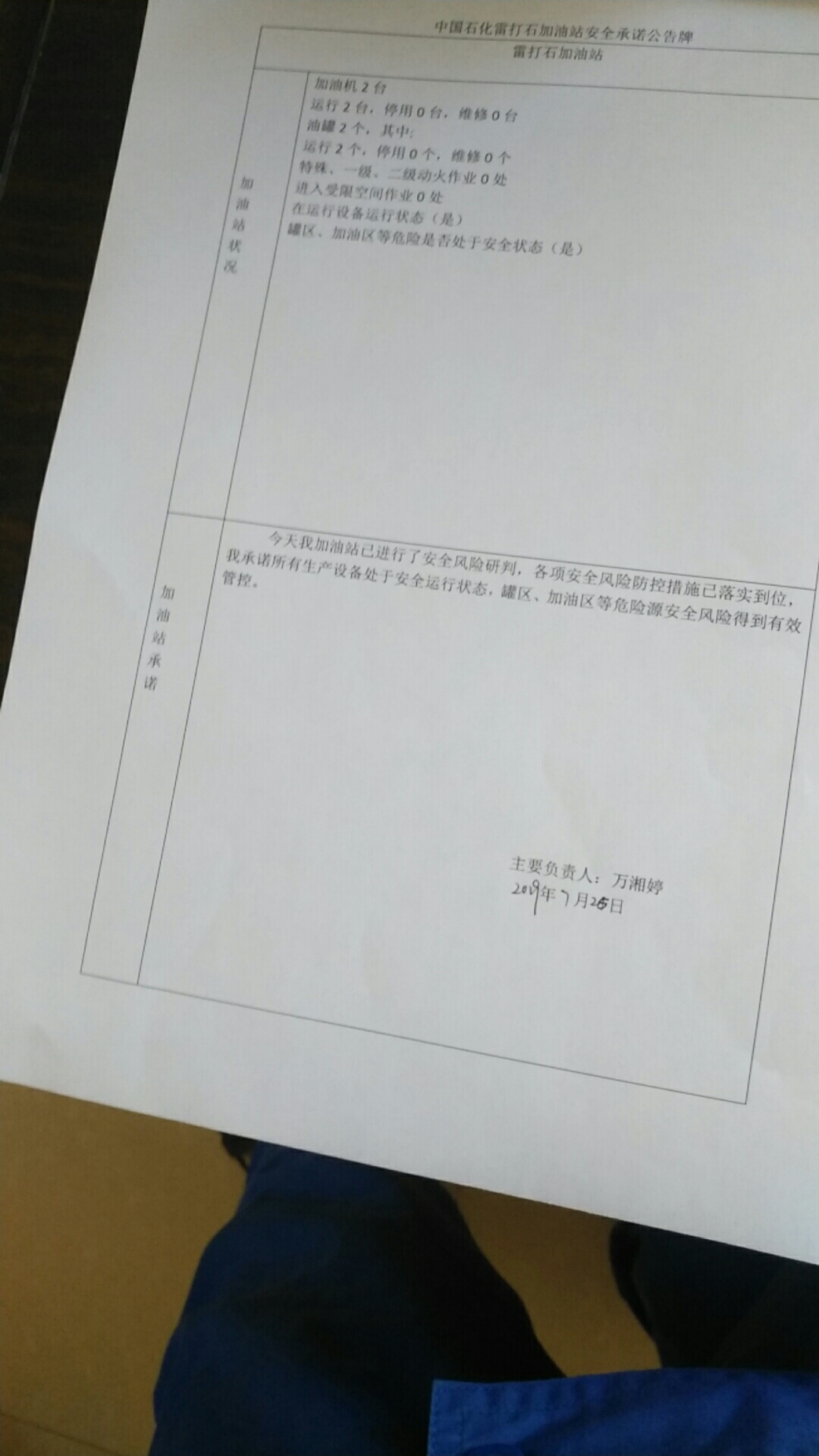 20190726安全承诺公告牌公示